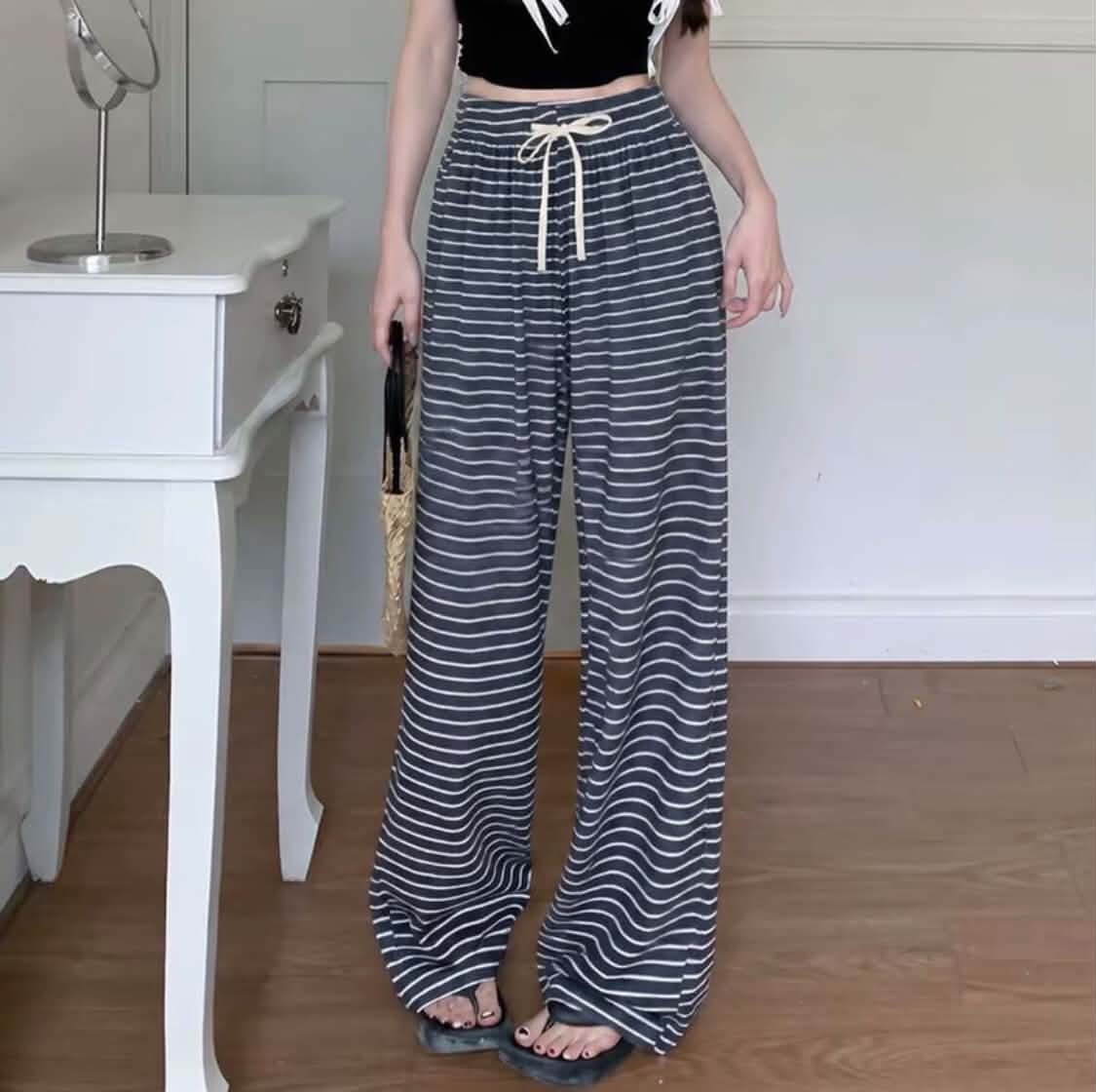 STRIPED LOOSE PANTS (BUY 1 TAKE 1)