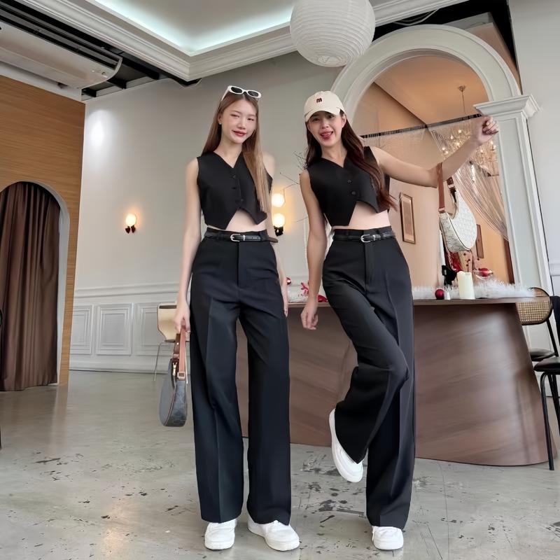 ARIAN TROUSER WITH BELT BUY 1 TAKE 1 FREE