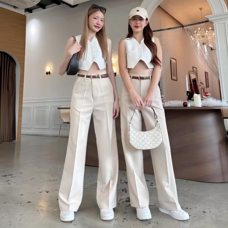 ARIAN TROUSER WITH BELT BUY 1 TAKE 1 FREE