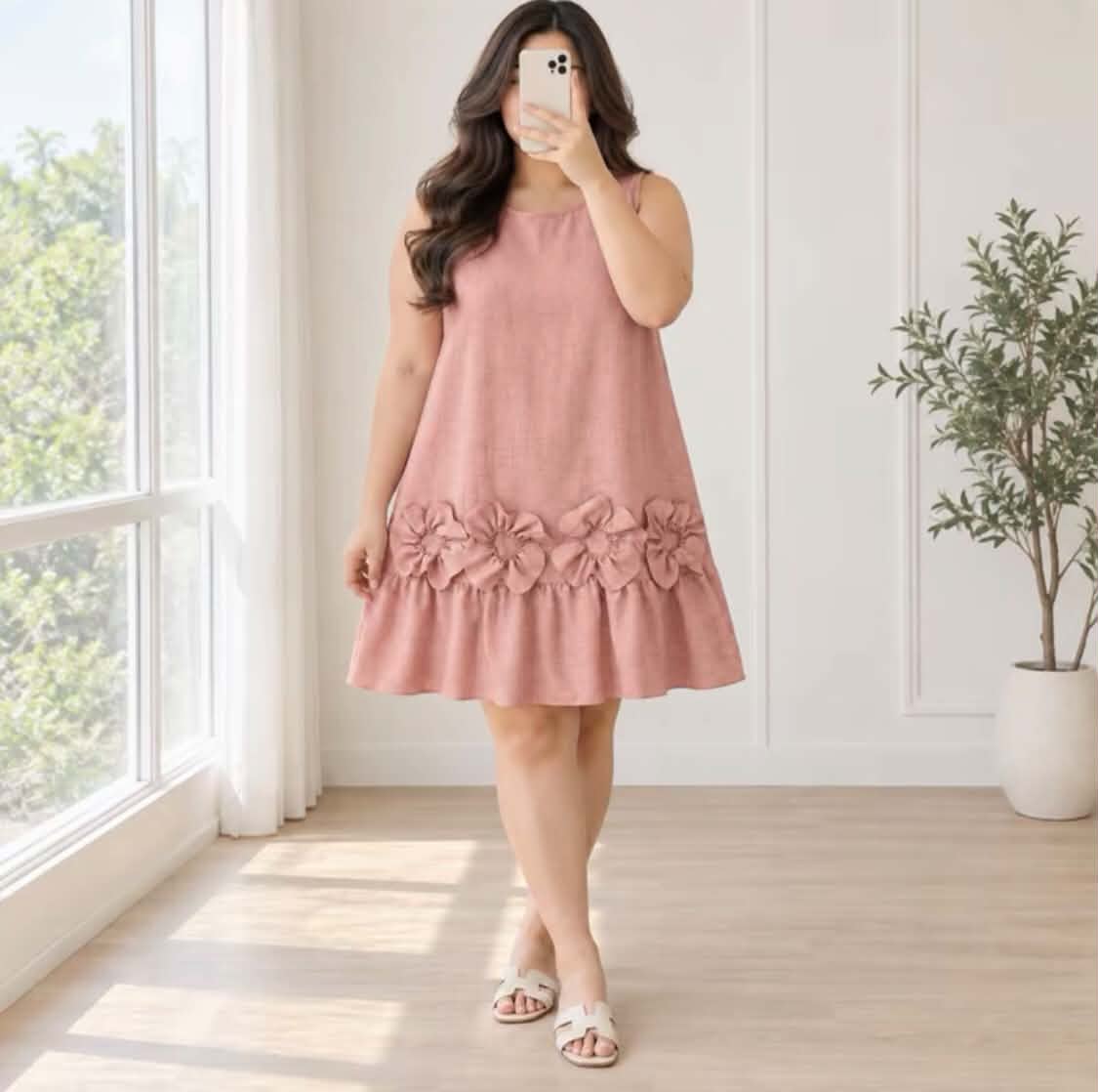 FLORAL HEM DRESS (BUY 1 TAKE 1)