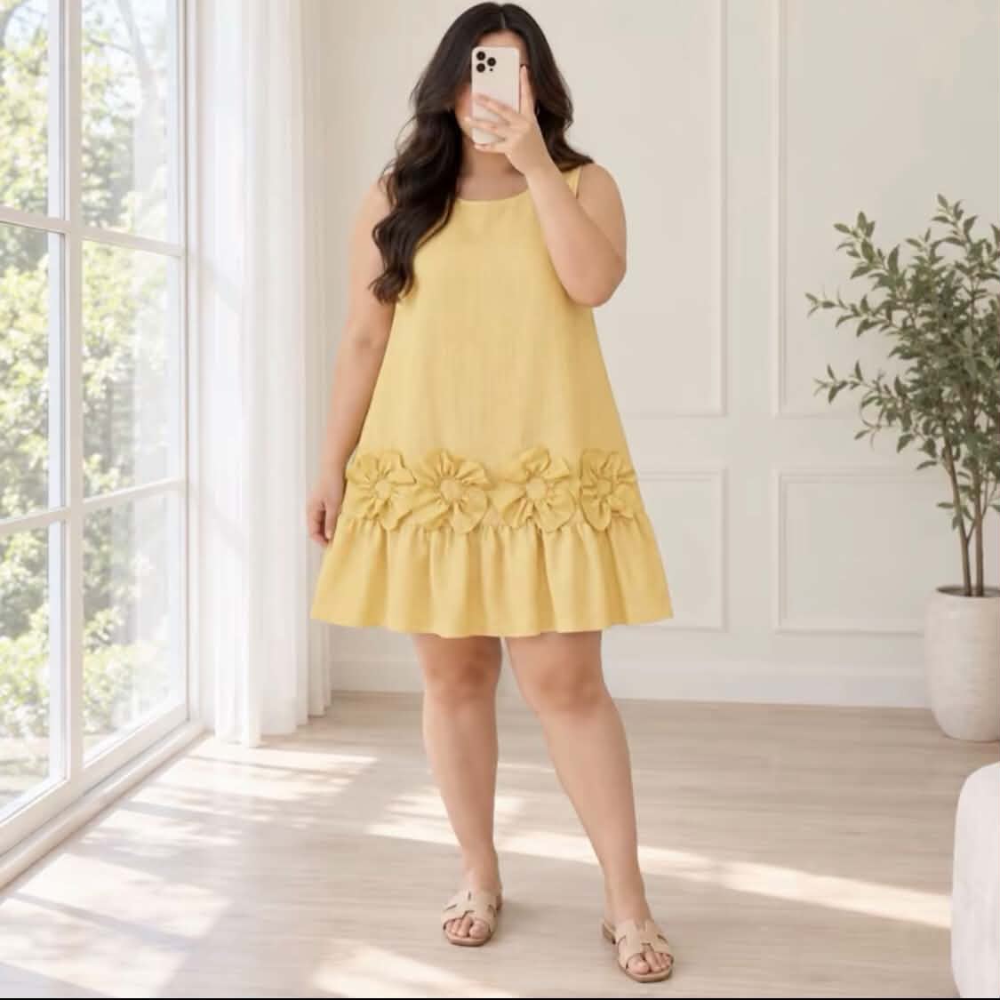 FLORAL HEM DRESS (BUY 1 TAKE 1)