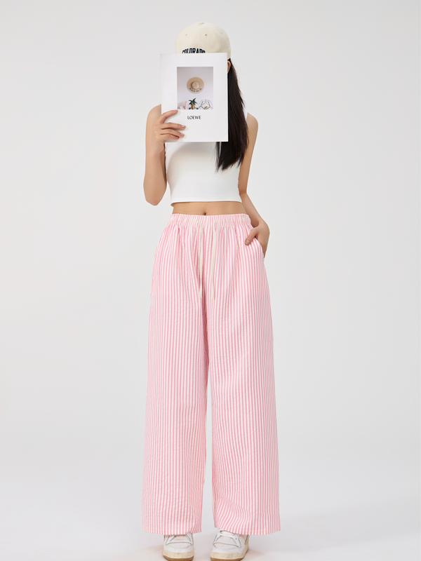 Vertical Striped Leg Trouserr Pants (BUY 1 TAKE 1)