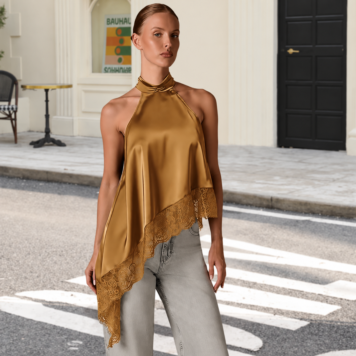 LACE HALTER TOP (BUY 1 TAKE 1)