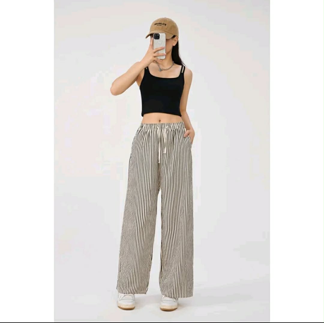 Vertical Striped Leg Trouserr Pants (BUY 1 TAKE 1)
