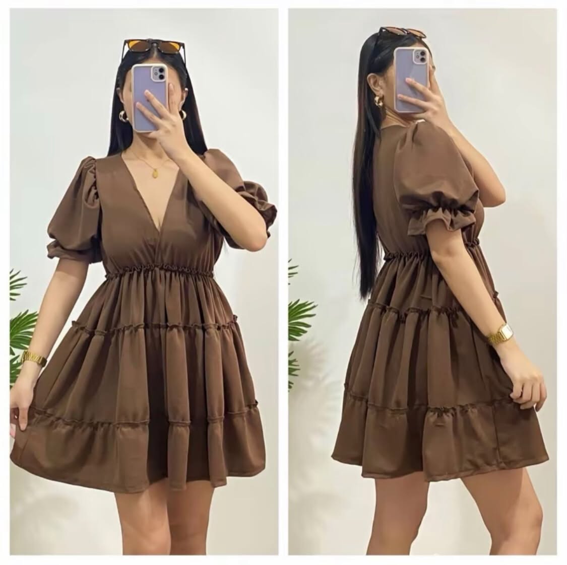 PUFFSLEEVES INA DRESS (BUY 1 TAKE 1)