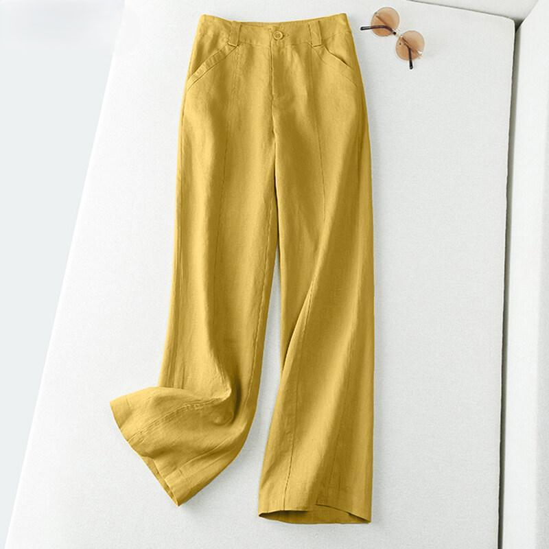 Vintage Cotton Linen Wide Leg Pants BUY 1 TAKE 1 FREE