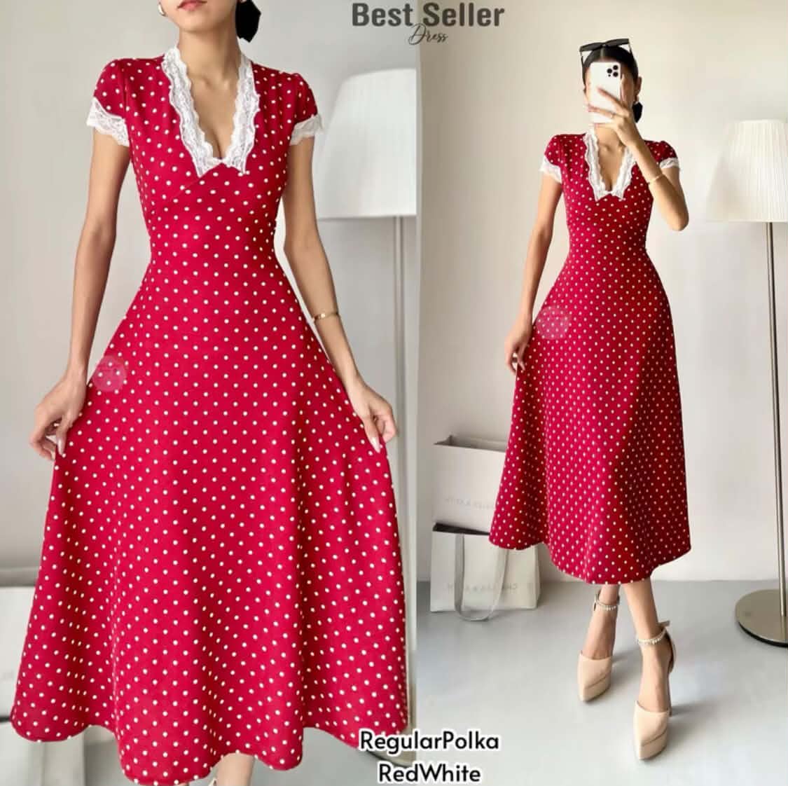 LACE MAXI DRESS (BUY 1 TAKE 1 FREE)