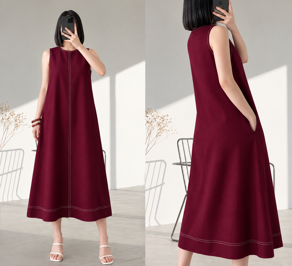 SIENNA MIDI DRESS (BUY 1 TAKE 1)