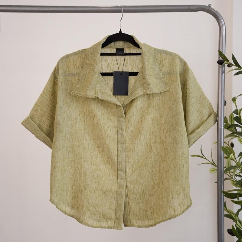 ZARAH POLO PREMIUM LINEN TOP BUY 1 TAKE 1
