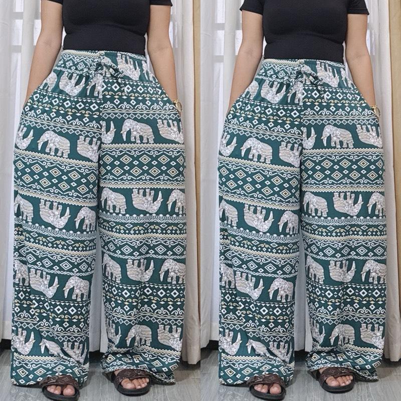 DIANNE ELEPHANT WIDELEG BOHO PANTS