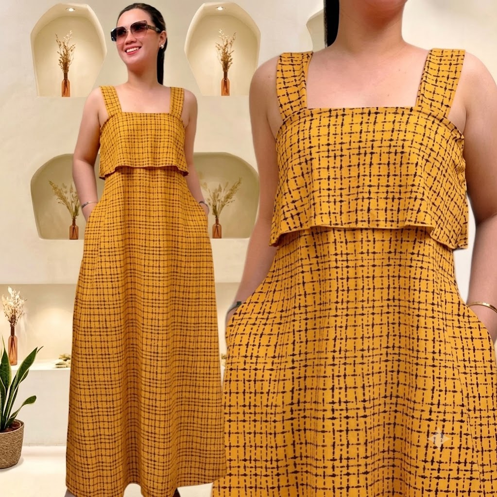 VANESSA 'EMPIRE CUT' MAXI DRESS