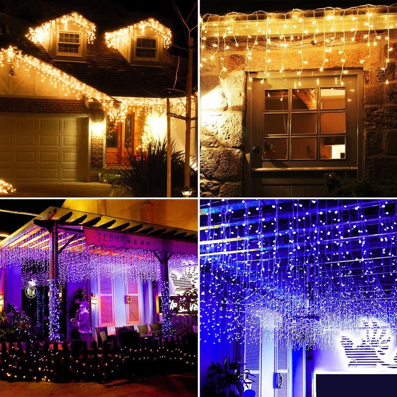 Solar Icicle Lights, Waterproof Christmas Lights  (BUY 1 TAKE 1 FREE)
