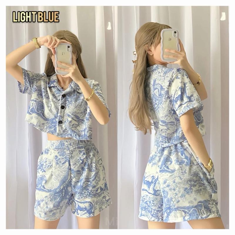 Elise Terno Polo Shirt & 2 Pockets shorts