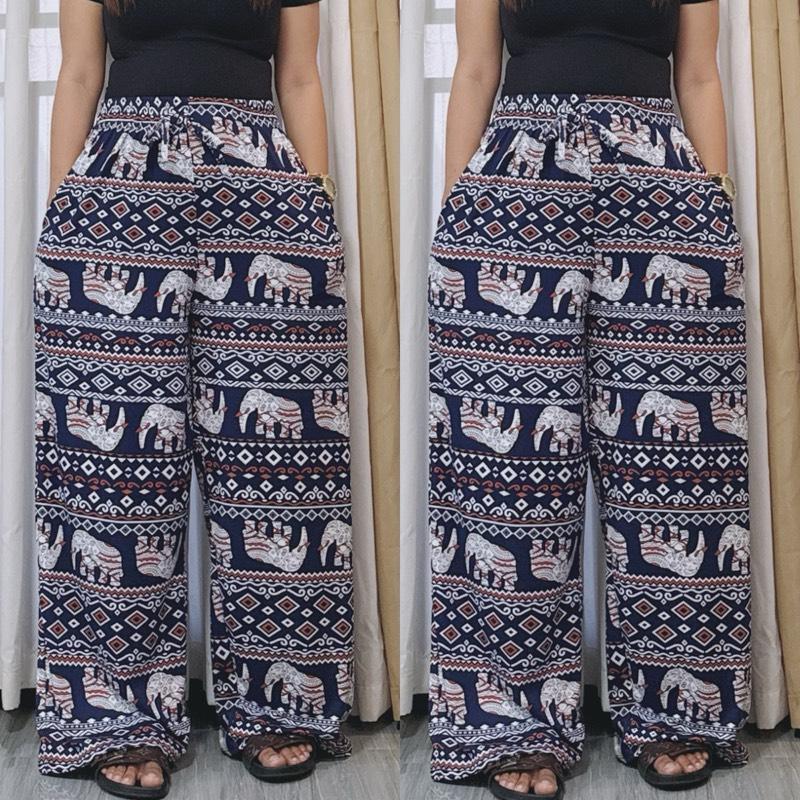 DIANNE ELEPHANT WIDELEG BOHO PANTS