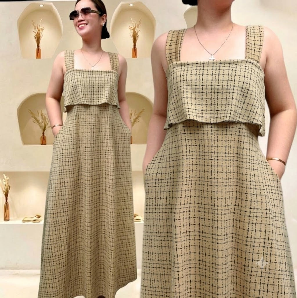 VANESSA 'EMPIRE CUT' MAXI DRESS
