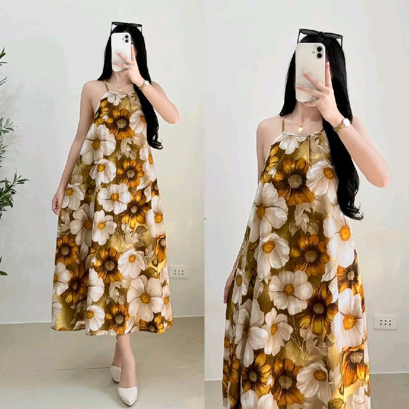 Jira Long Dress Back Tie