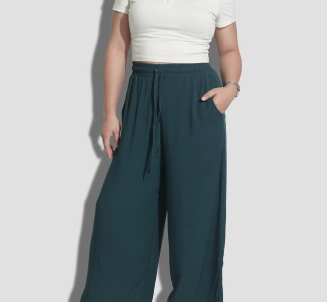 AKIE WIDELEG LINEN PANTS (BUY 1 TAKE 1)