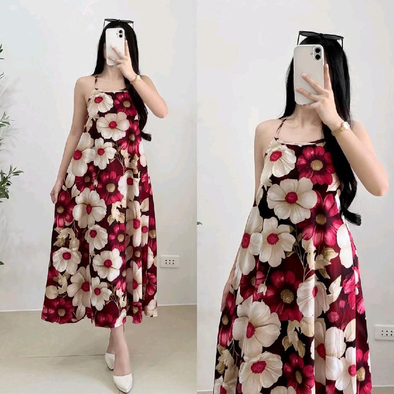 Jira Long Dress Back Tie