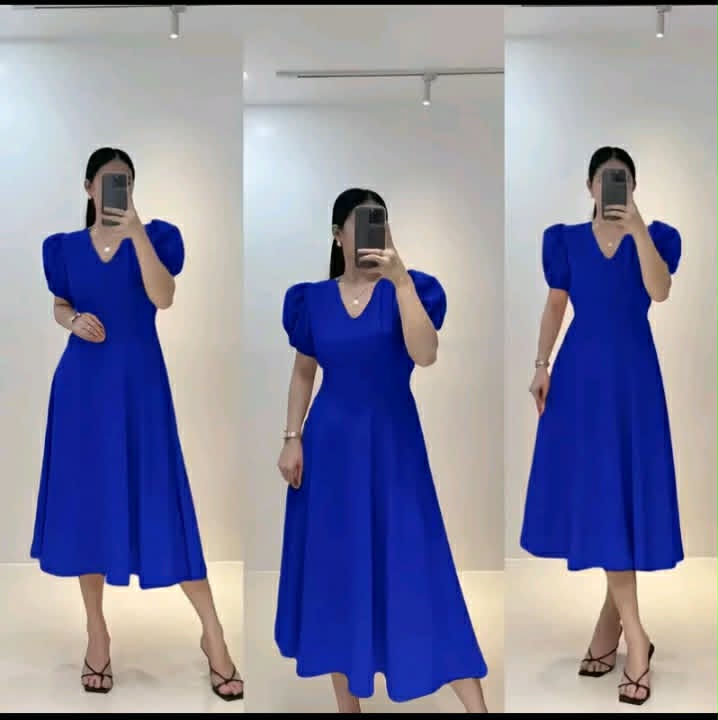 Amelia Puff Sleeve Maxi Dress