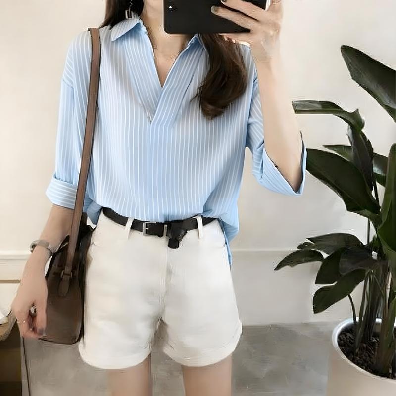 Best Selling KOREAN STYLE V-CUT POLO