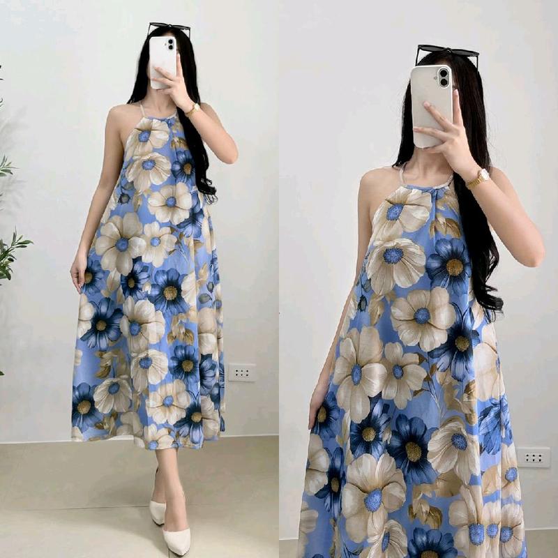 Jira Long Dress Back Tie
