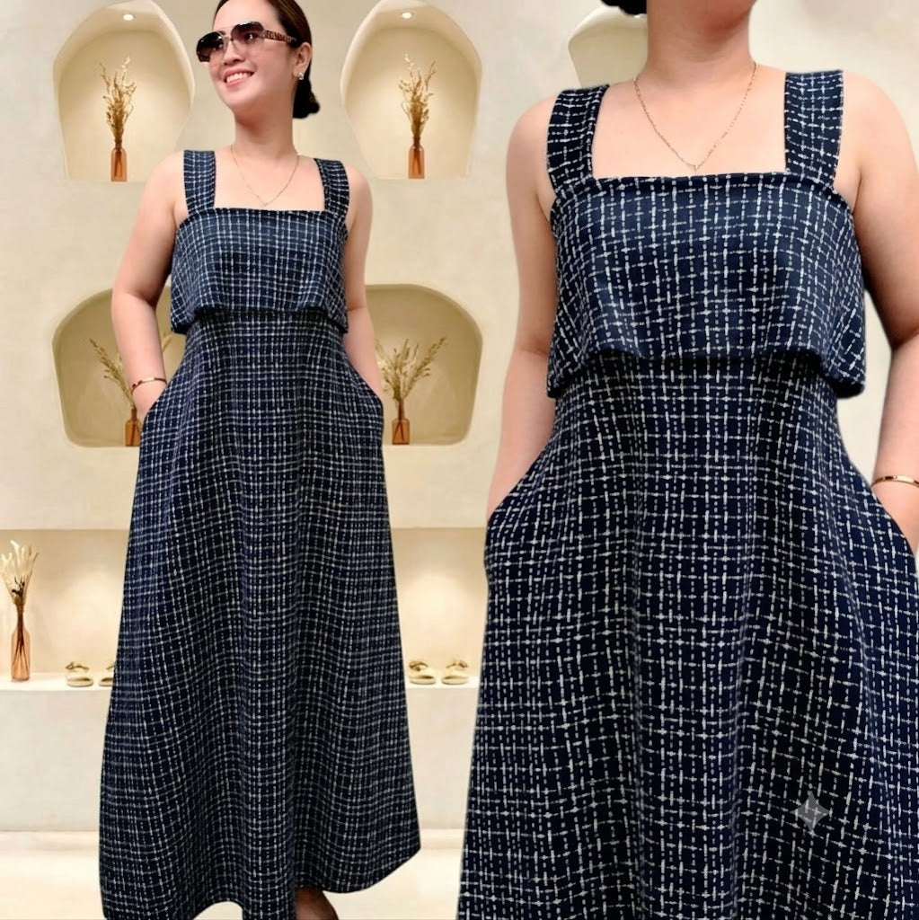VANESSA 'EMPIRE CUT' MAXI DRESS