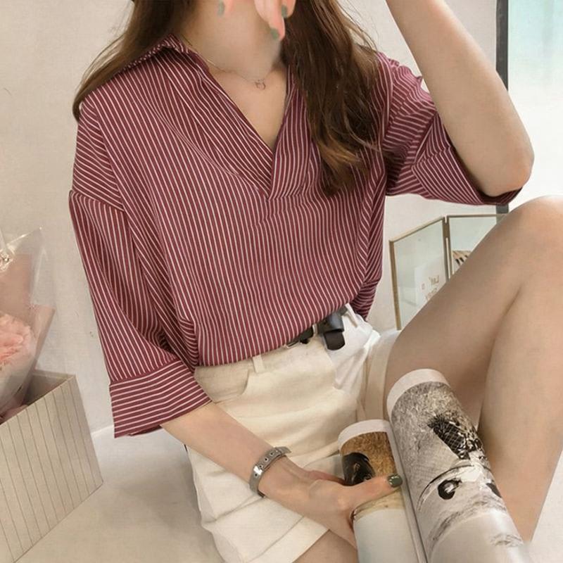 Best Selling KOREAN STYLE V-CUT POLO