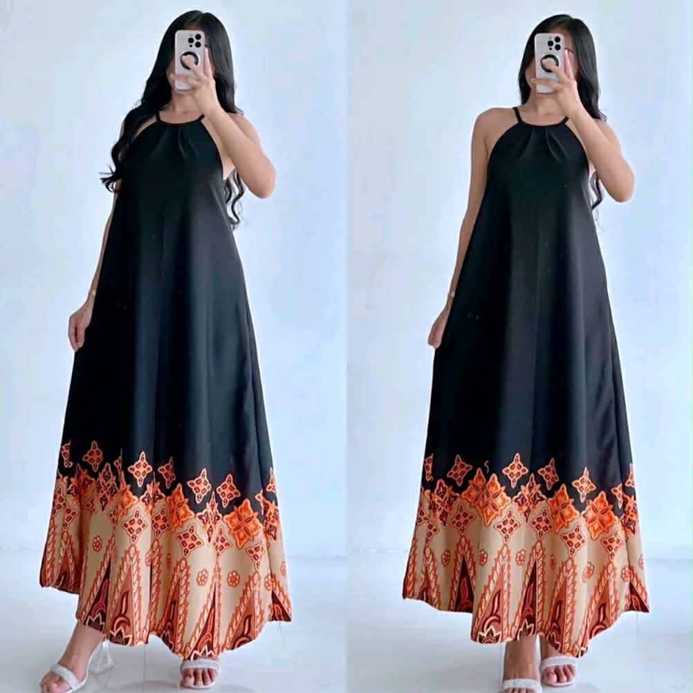 JEWEL PRINTED MAXI DRESS ( BUY 1 TAKE 1 )