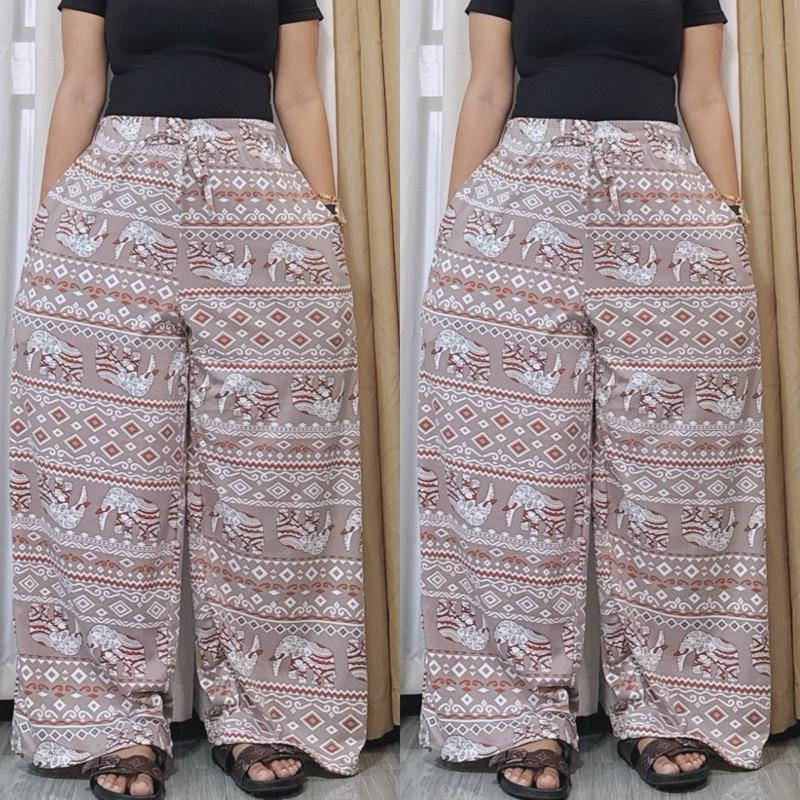 DIANNE ELEPHANT WIDELEG BOHO PANTS