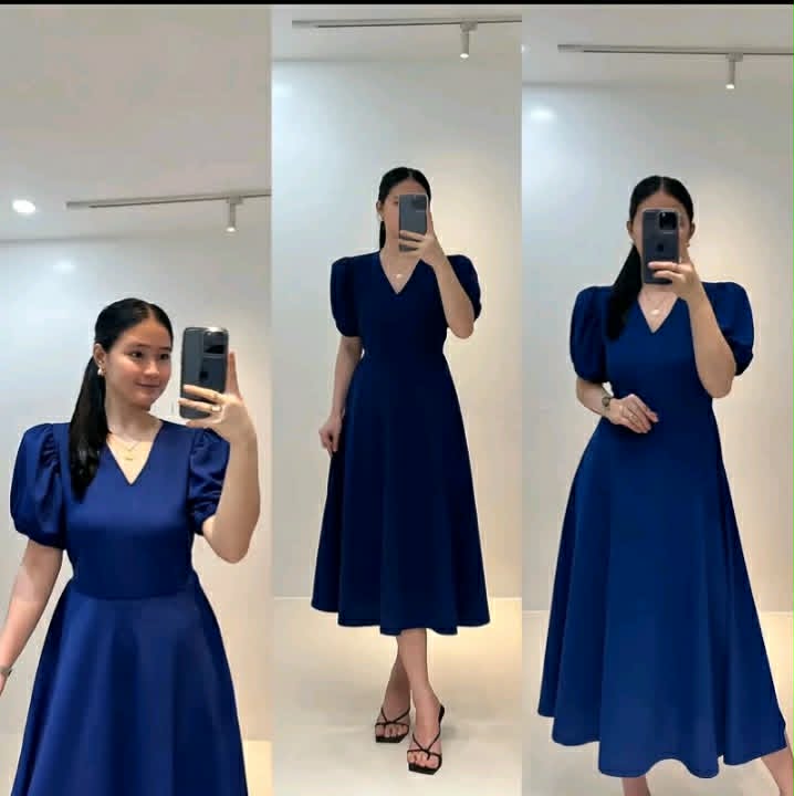 Amelia Puff Sleeve Maxi Dress