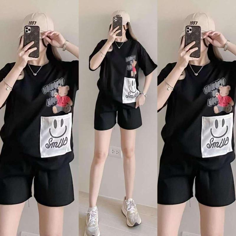 SMILE WAFFLE OVER SIZE TERNO