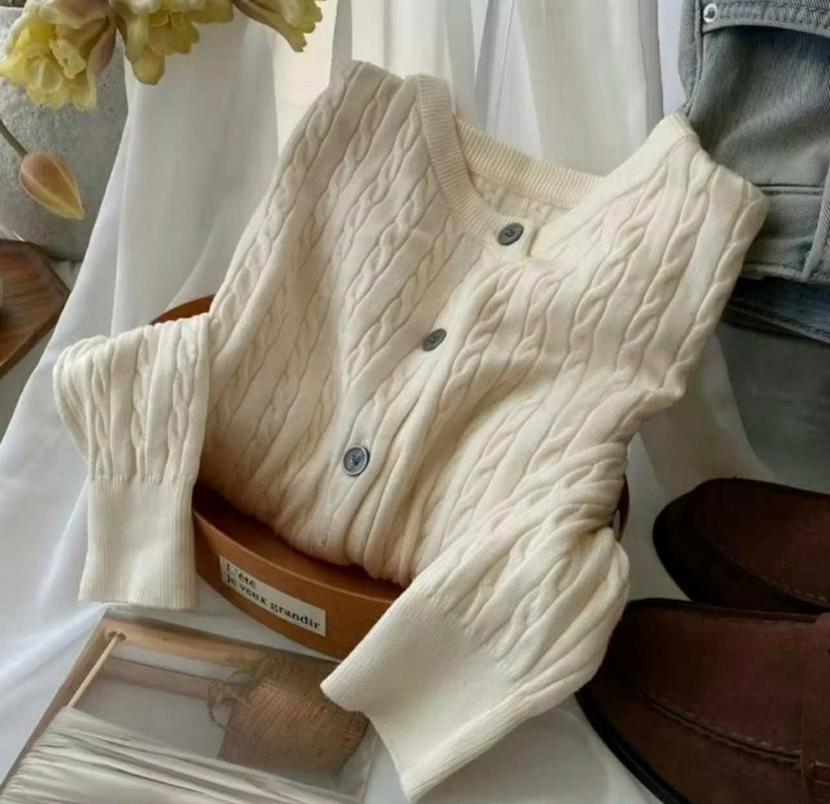 KOREAN CARDIGAN UPSIZE AND REGULAR SIZE