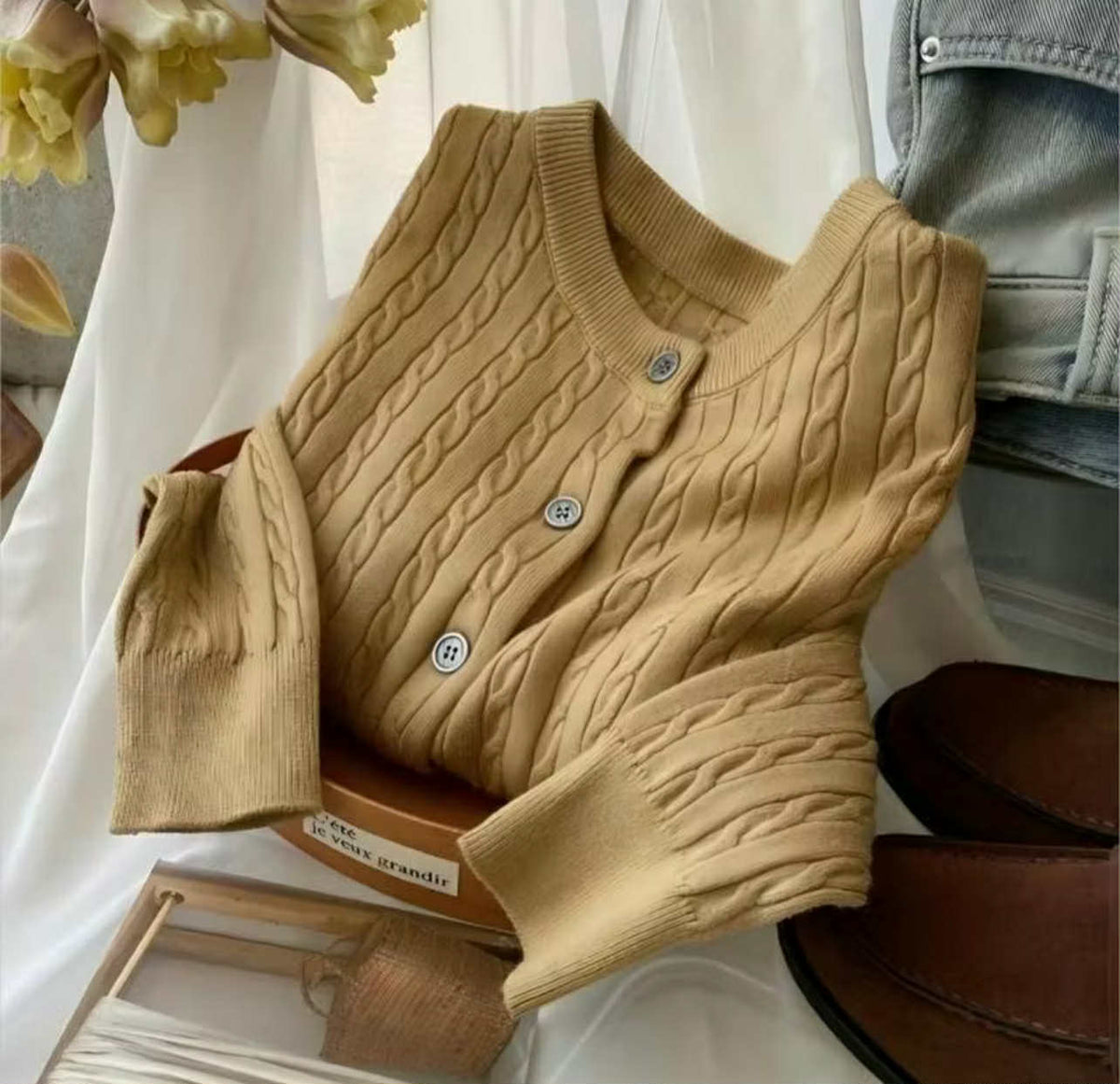KOREAN CARDIGAN UPSIZE AND REGULAR SIZE