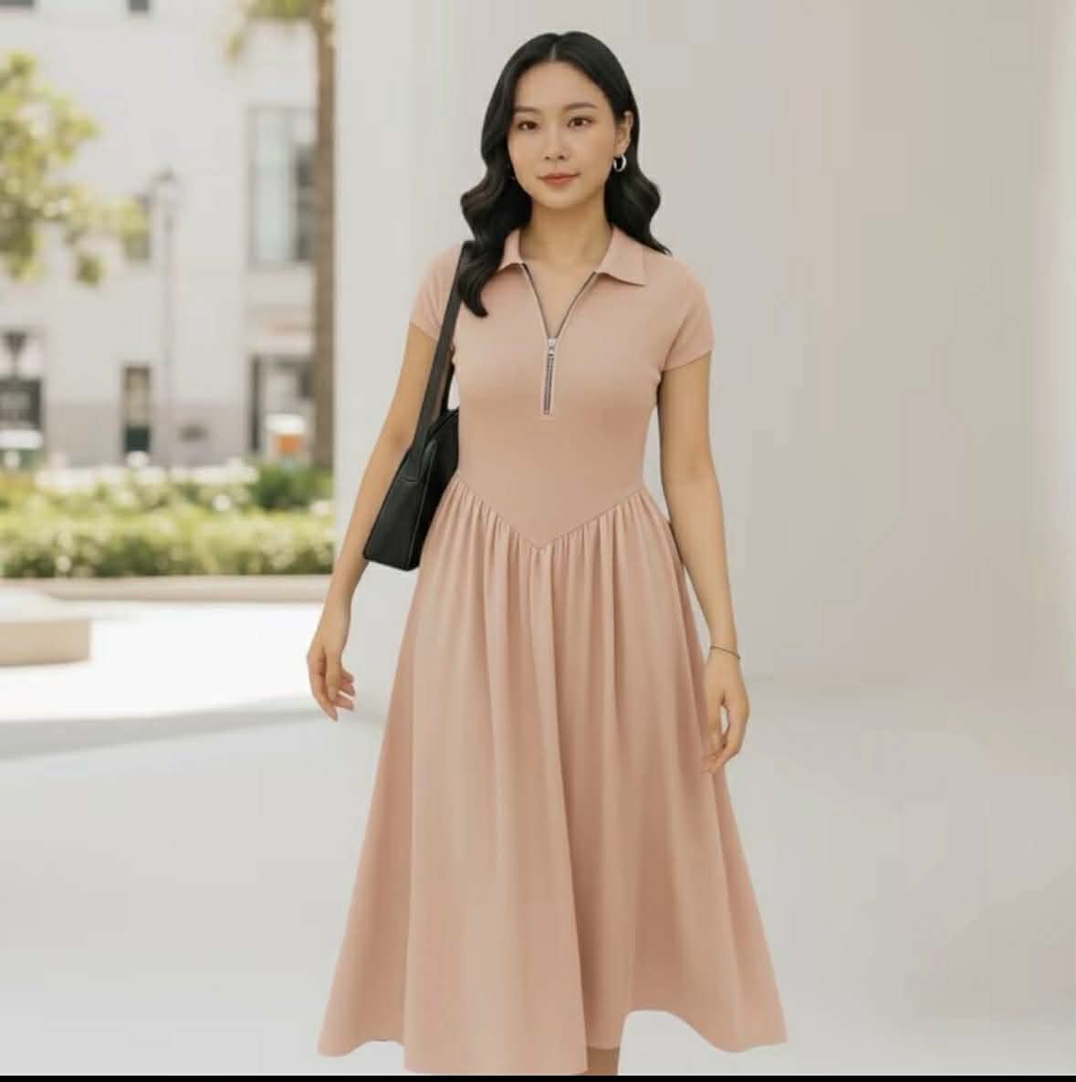 Leila  Summer Elegant Collar Maxi Dress (BUY 1 TAKE 1 FREE)