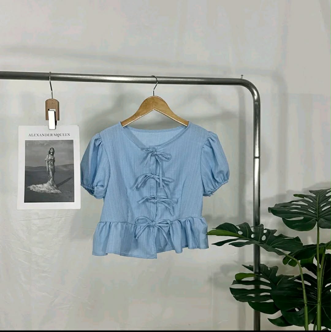 Fiona Puff Sleeves Tops (BUY 2 TAKE 1)