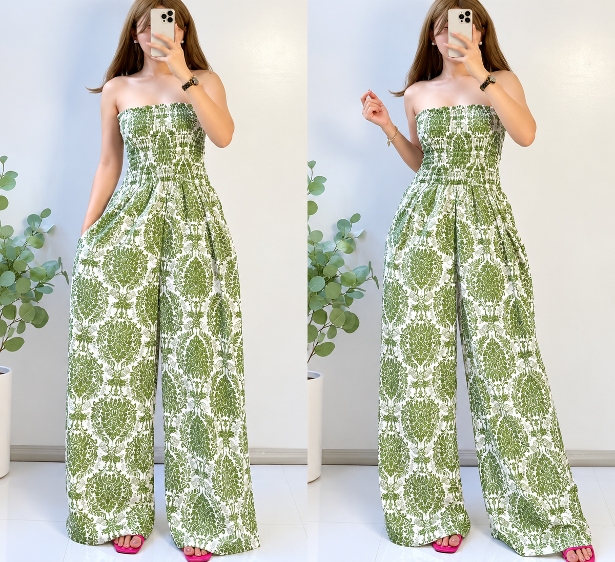SMOCKING JUMPSUIT (BUY 1 TAKE 1)