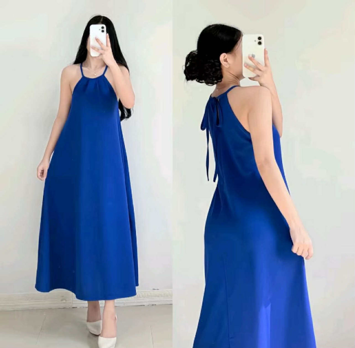 KOREAN STYLE LONG DRESS BUY 1 TAKE 1 FREE
