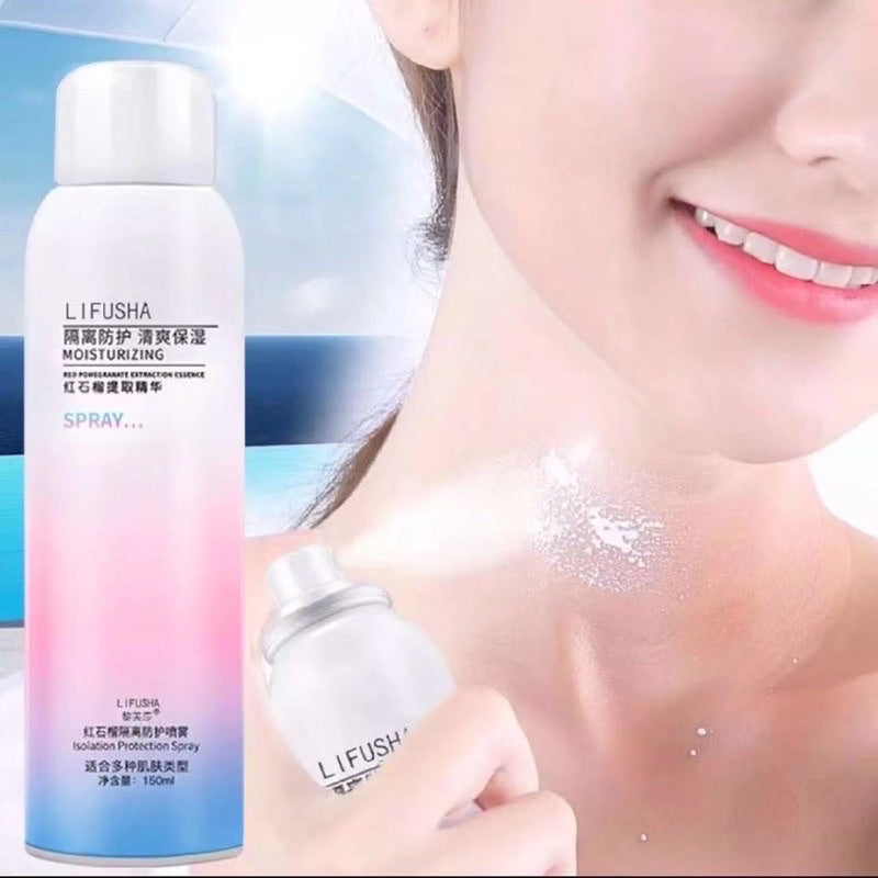LIFUSHA Whitening Sunscreen Spray UV COD protection [BUY 1 TAKE 2 PLUS FREE 10PCS COLLAGEN MASK]