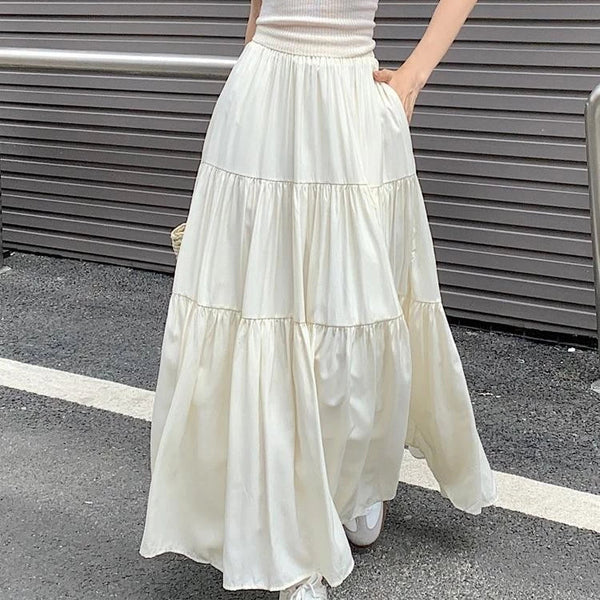 BREATHABLE COTTON MAXI SKIRT (BUY 1 TAKE 1)