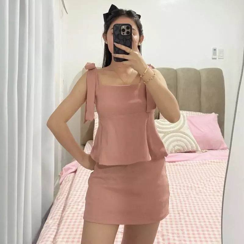ATHENA Ribbon Top Skort Terno (BUY 1 TAKE 1)