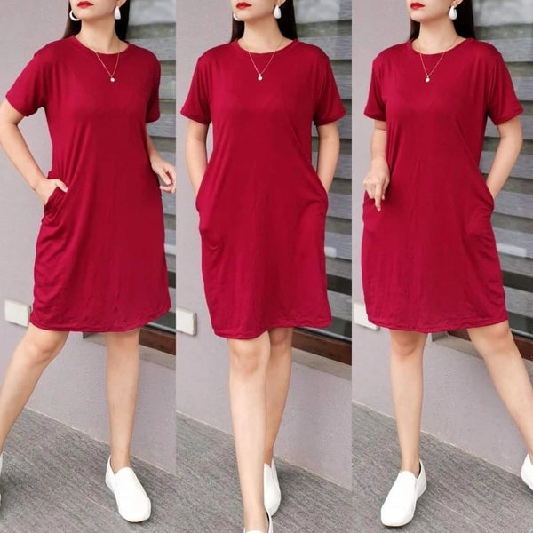 AMANDA BREATHABLE LOOSE DRESS (BUY1TAKE1FREE)