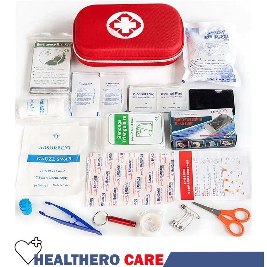 Emergency First Aid Hard Case Kit with Contents 70% OFF