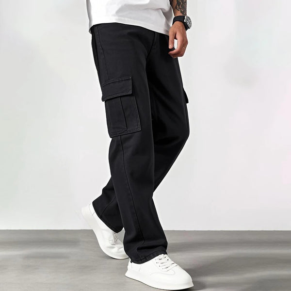 baggy straight Denim cargo pants (Buy 1 Take 1 Free)