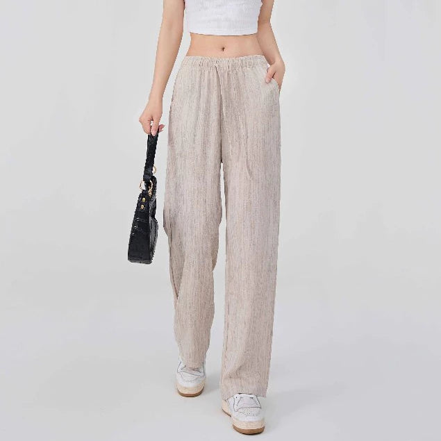 Korean High-Waisted Straight-Leg Pants  BUY 2 TAKE 1 FREE