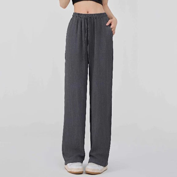 Korean High-Waisted Straight-Leg Pants  BUY 2 TAKE 1 FREE