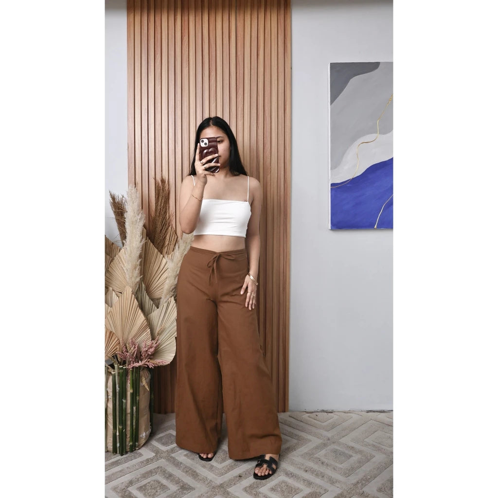 CASSANDRA LINEN WIDELEG PANTS BUY 2 TAKE 1 FREE