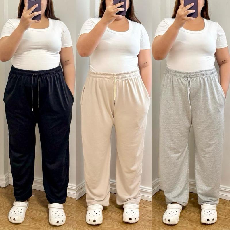 Plus Size Wideleg Baggy Pants (BUY 1 TAKE 1 FREE)