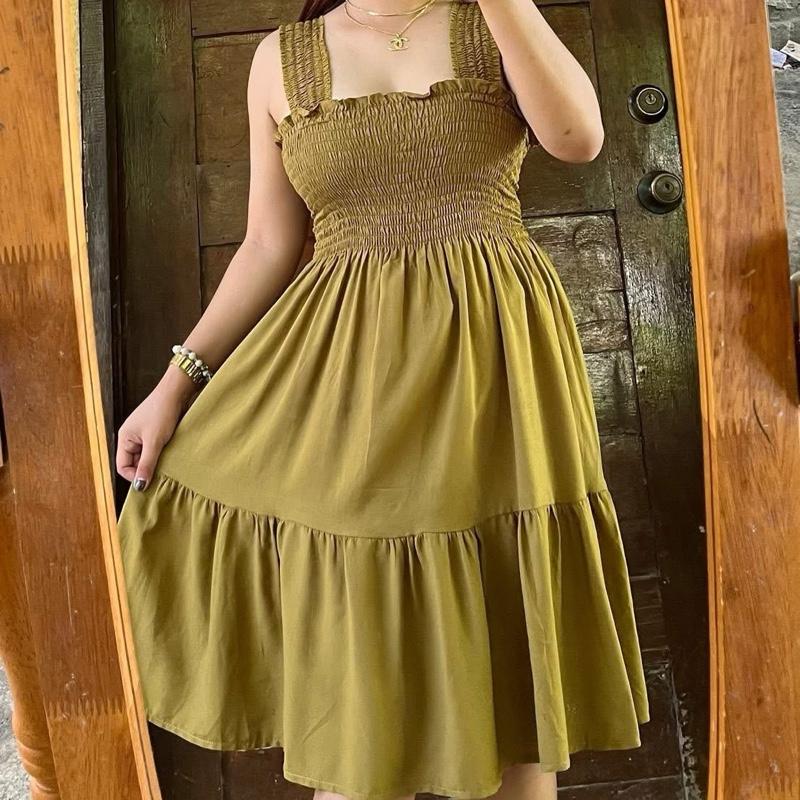 CHELSEA PLAIN MINI DRESS (BUY 1 TAKE 1)