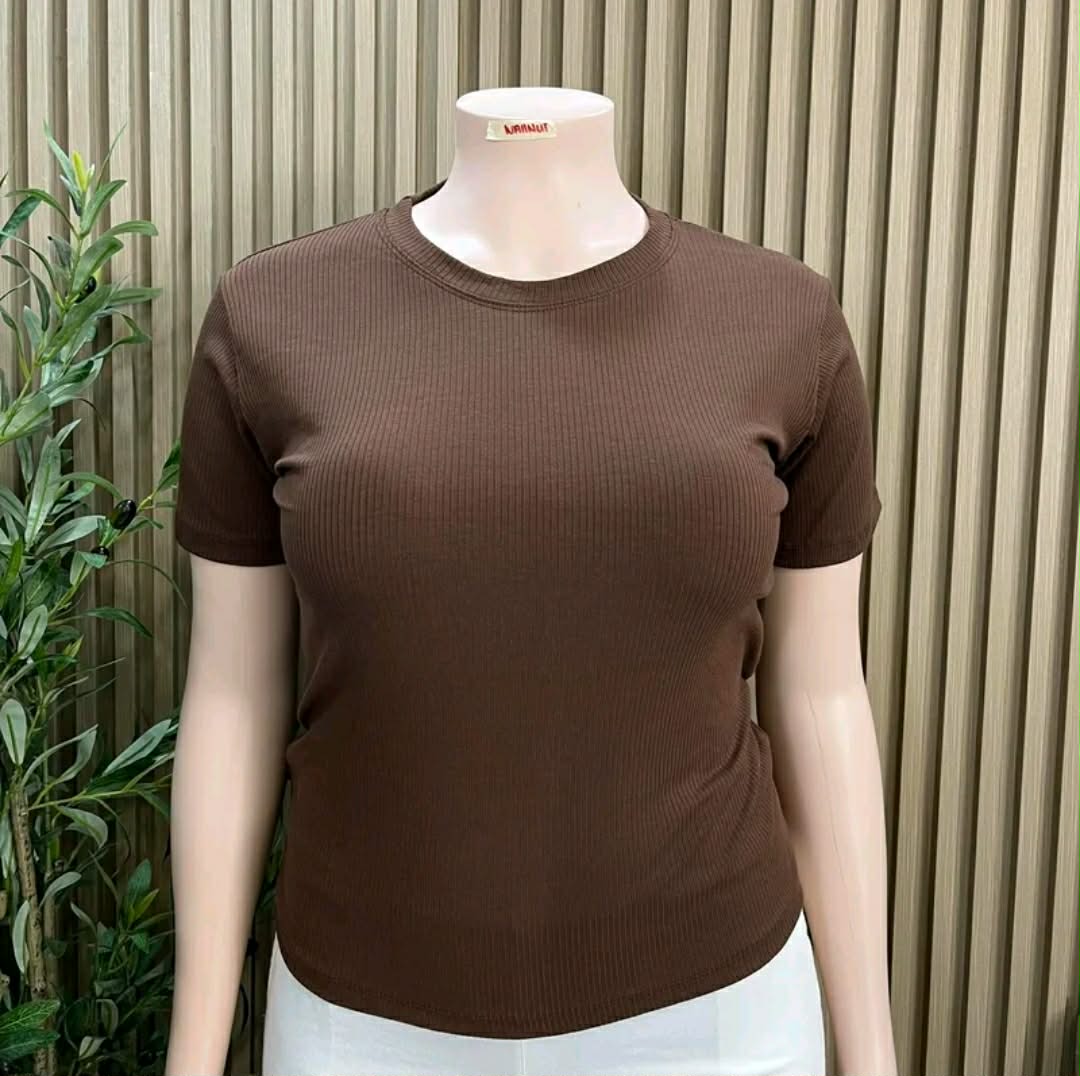BABI PLUS SIZE ROUND NECK TOP (BUY 2 TAKE 1)