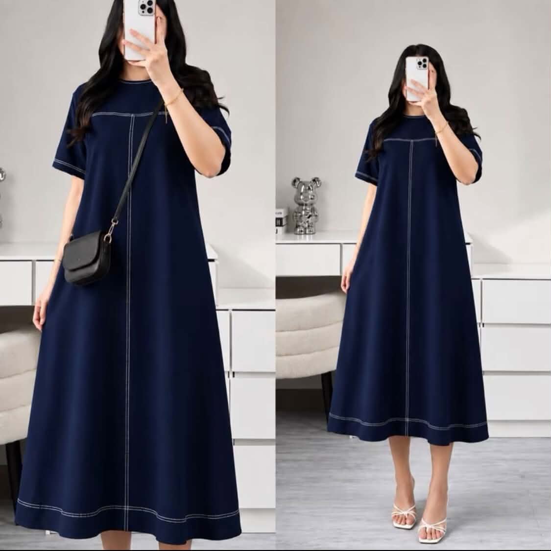 VICTORIA MIDI DRESS (BUY 1 TAKE 1)